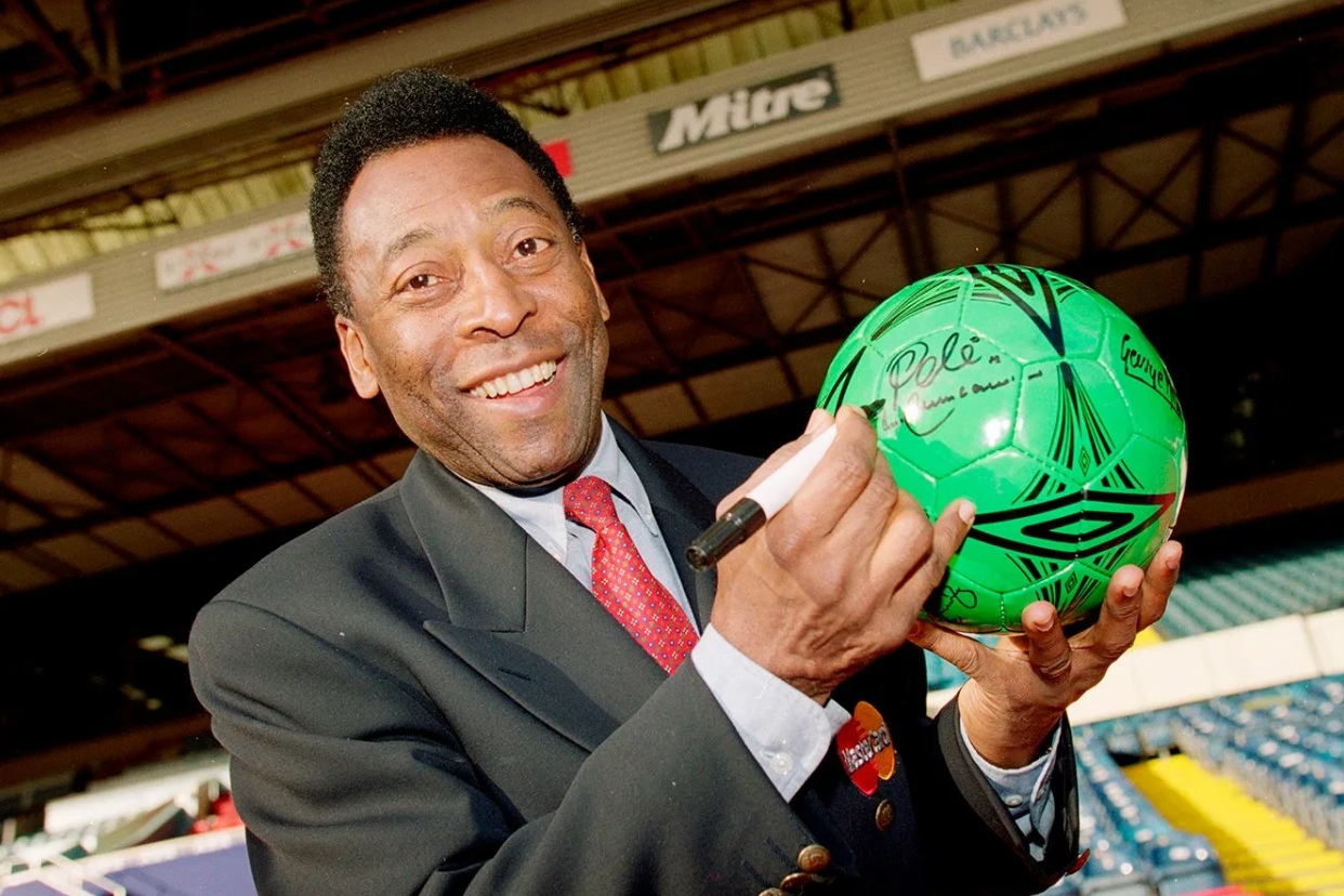 Pele Fotbalová legenda se 762 góly je třetí na světě